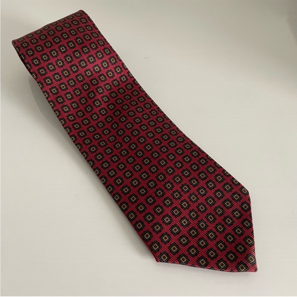 Brooks Brothers Other - Brooks Brothers Makers 100% Silk Tie Red Squares